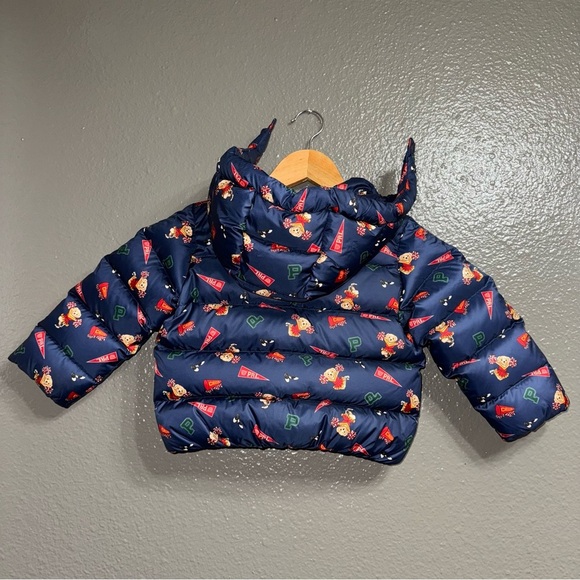 Polo Bear by Ralph Lauren Kid’s  Water-Repellent Down Jacket, Multi, Retail$215 - Picture 2 of 6